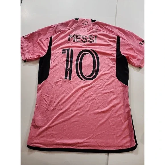 2024 Inter Miami Authentic Home Jersey #10 Messi Large adidas MLS MSRP $180